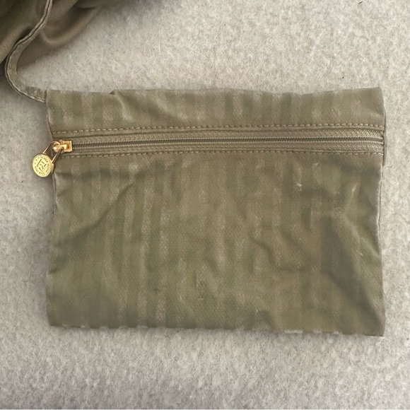 Fendi Vintage Striped Coated Fabric Shoulder Sling Bag Backpack with Pouchette - Picture 12 of 15